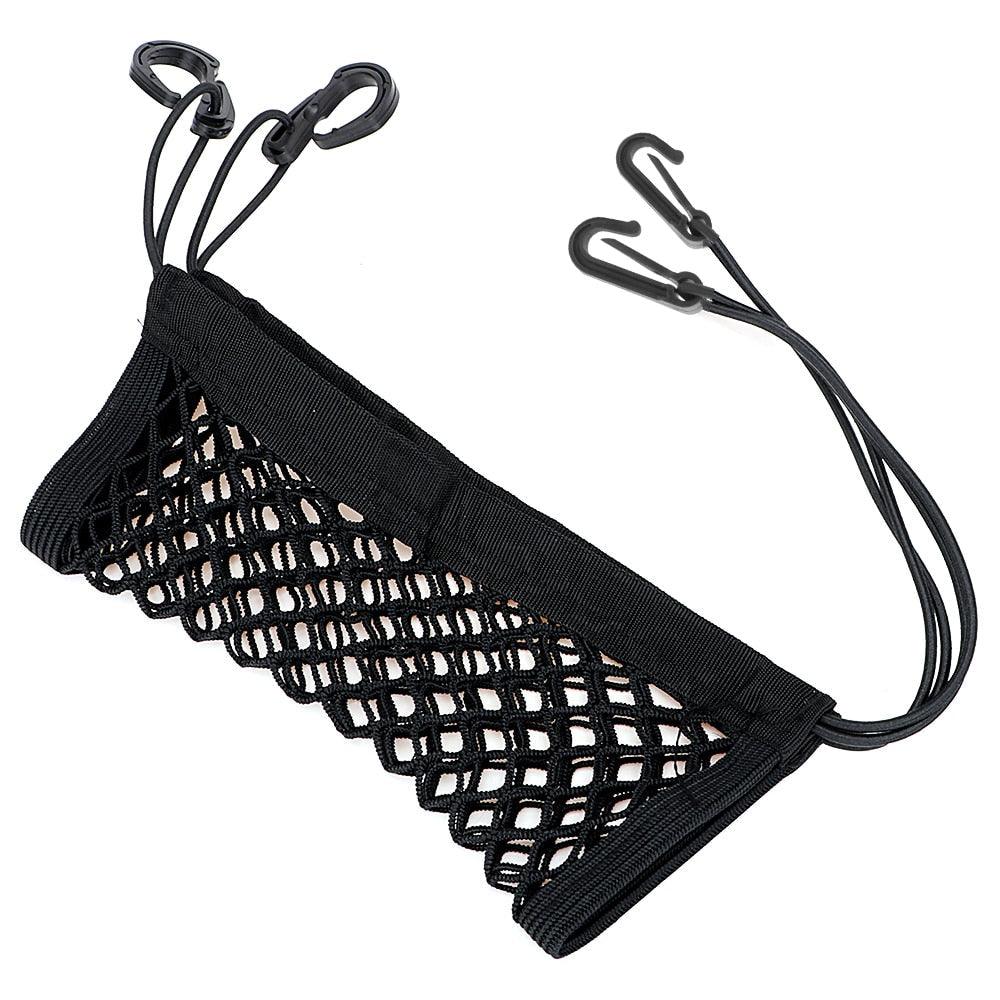 Car Storage Net Bag Organizer Holder Mesh Seat Back Hanging Trunk Luggage Hooks String Kit Off Road Car Mesh Organizer, Seat Back Net Bag, Barrier of Backseat Pet Kids Cargo Tissue Purse Holder Car Driver Storage Netting Pouch Truck Auto Accessories