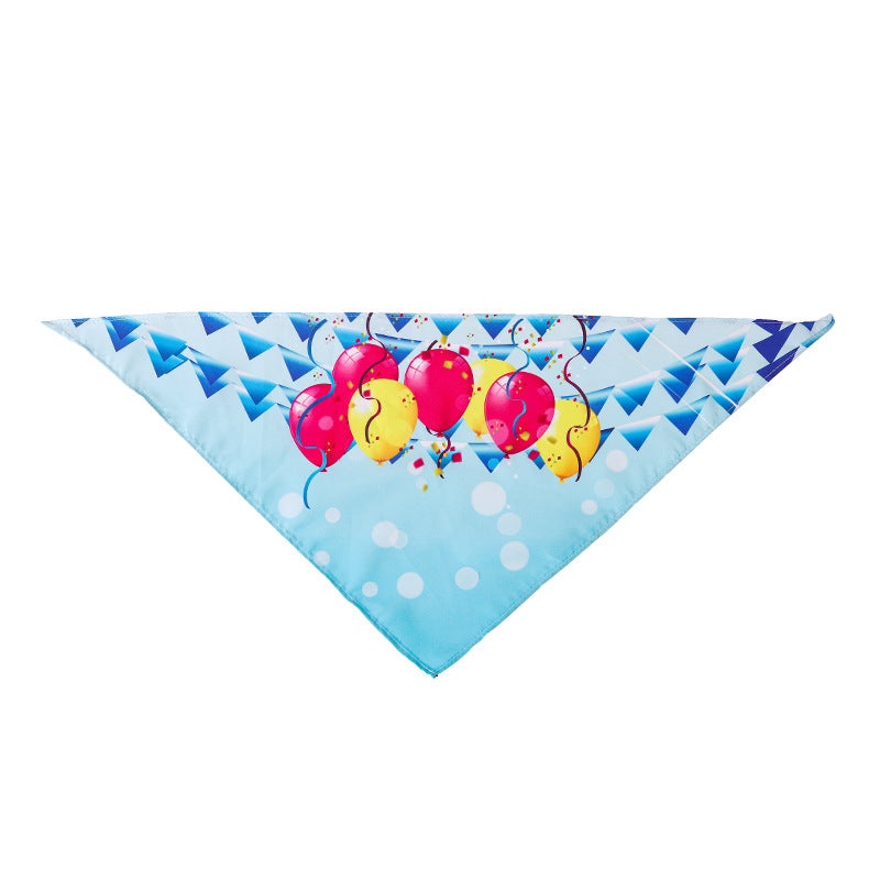 Pet Bandana for Dogs and Cats - Thanksgiving, Christmas, Halloween Pet Triangle Scarf Bib