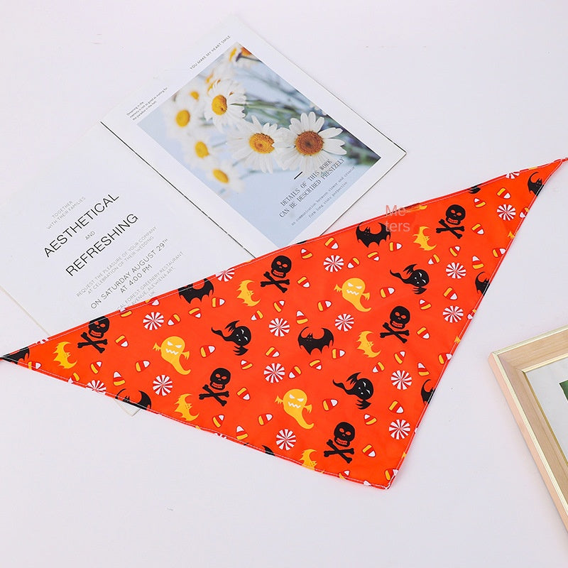 Pet Bandana for Dogs and Cats - Thanksgiving, Christmas, Halloween Pet Triangle Scarf Bib