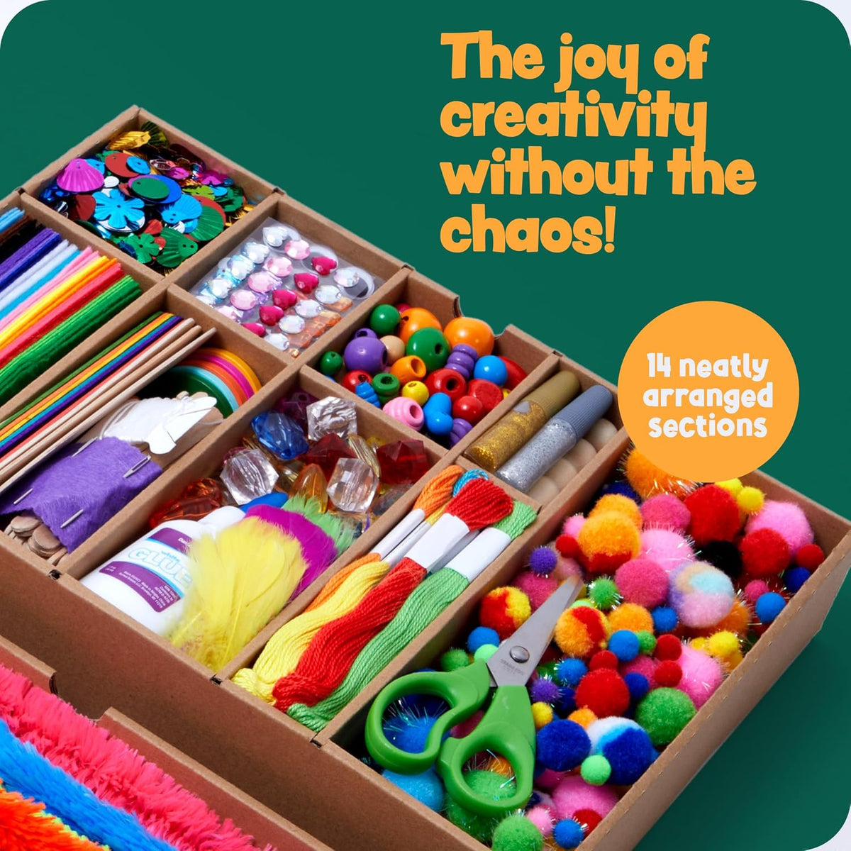 Ultimate Arts and Crafts Kit for Kids with 1000+ Craft Supplies and Endless Creative Fun