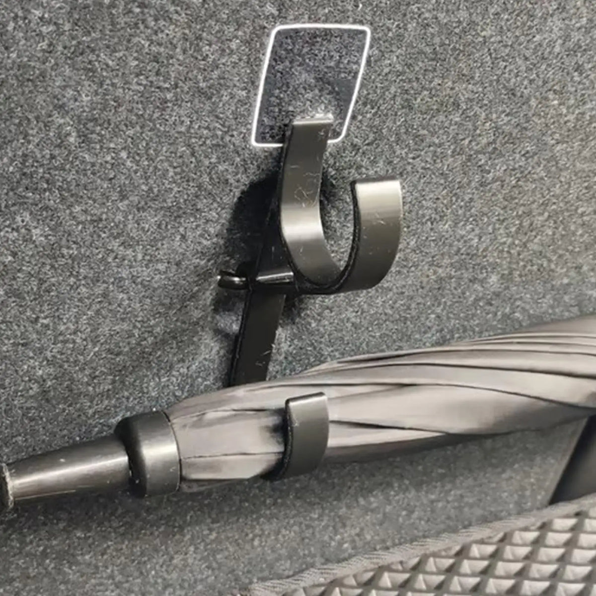 Car Umbrella Hanging Hook 2Pcs/set Space-Saving Car Internal Umbrella Storage Organizer For Trunk Automotive SUV Truck