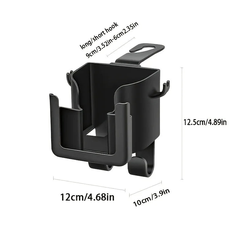 2pcs Car Seat Back Storage Rack with Cup Holder | Multi-Functional Organizer for Most Vehicles