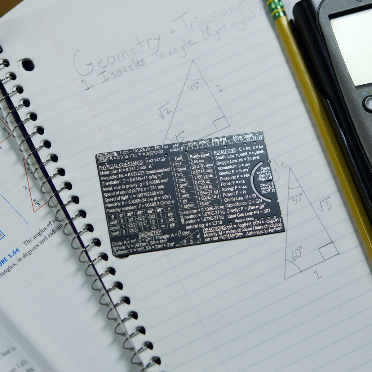 The Pocket Scientist High School Ed. - STEM Ruler